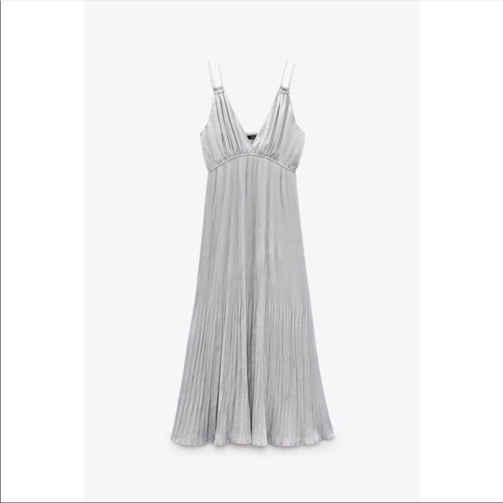 Zara Pleated Slip Dress NEVER BEEN WORN size XS